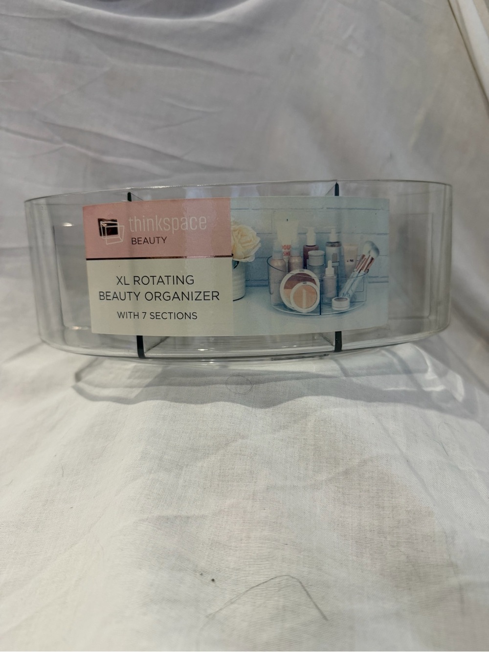 Clear XL Rotating Beauty Organizer - Clear